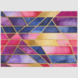 Farbiges Papier für die Glaskunsttafel