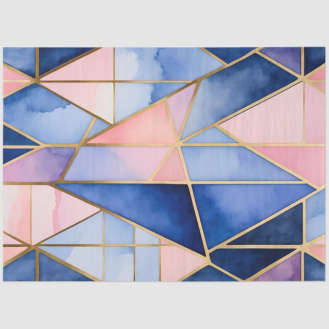 Farbiges Papier für die Glaskunsttafel (Vorderseite)