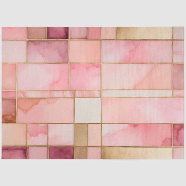 Farbiges Papier für die Glaskunsttafel (Vorderseite)