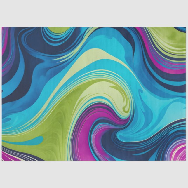 Farbiges Papier mit Kunsttipps aus Marmor (Vorderseite)