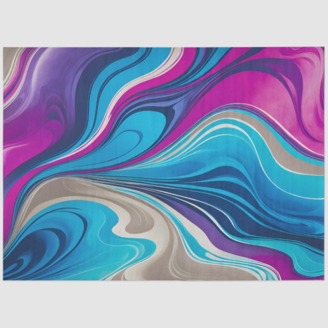 Farbiges Papier mit Kunsttipps aus Marmor (Vorderseite)