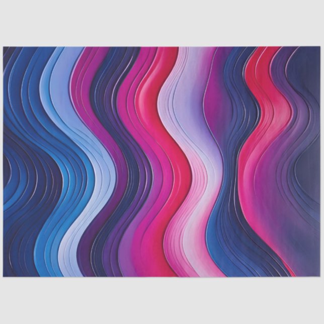 Farbiges Papier mit Ölmalereien (Vorderseite)