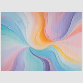 Farbiges Papier mit Ölmalereien