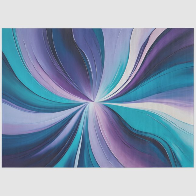 Farbiges Papier mit Ölmalereien (Vorderseite)