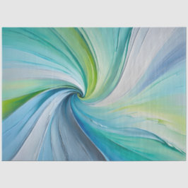 Farbiges Papier mit Ölmalereien