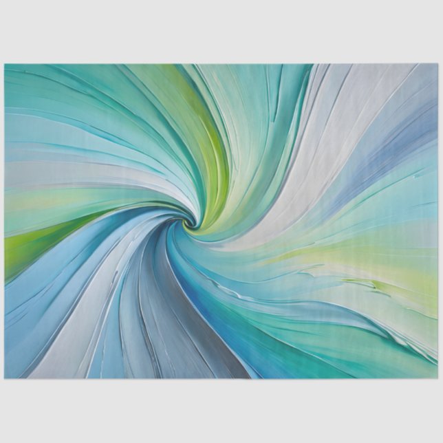 Farbiges Papier mit Ölmalereien (Vorderseite)