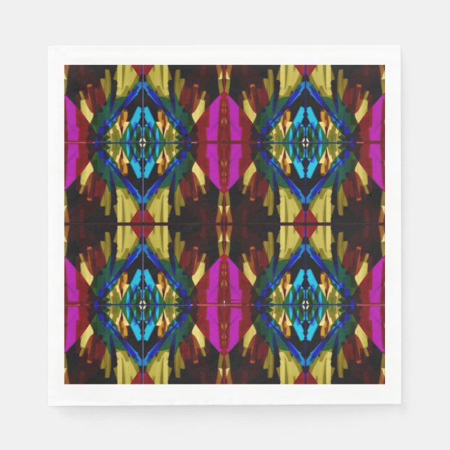Farbiges Papier Napkins Serviette (Vorderseite)