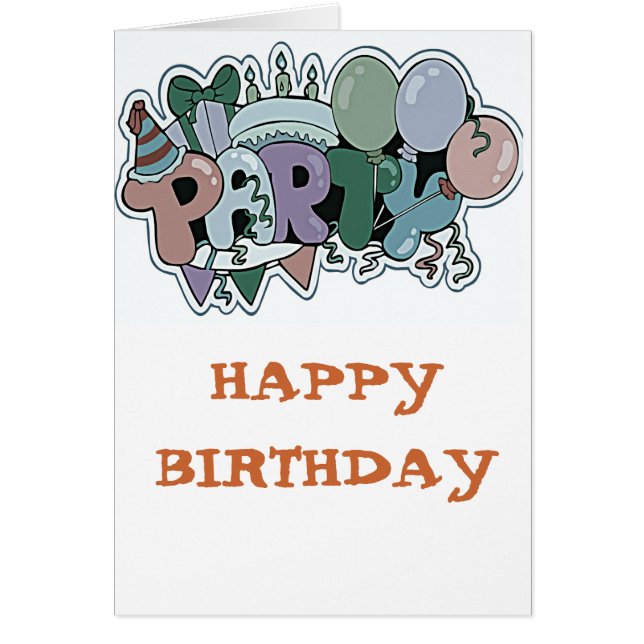 Farbiges Party (Vorne)