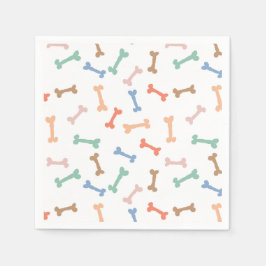 Farbiges Party des Hundes Serviette