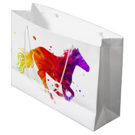 Farbiges Pferd Große Geschenktüte