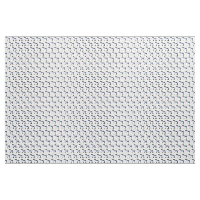 Farbiges Pferdemuster auf Baumwollstoff Stoff (Yard (91,4 cm))