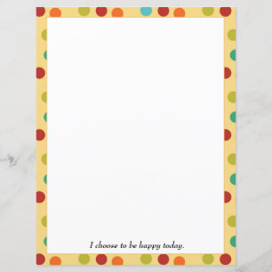 Farbiges Polka Dots Papier