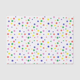 Farbiges Polka Dots Tissue Paper Seidenpapier