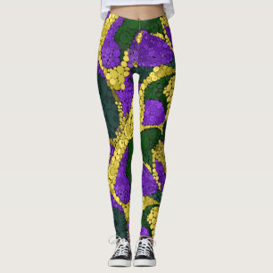 Farbiges Polka-Punktmuster Leggings
