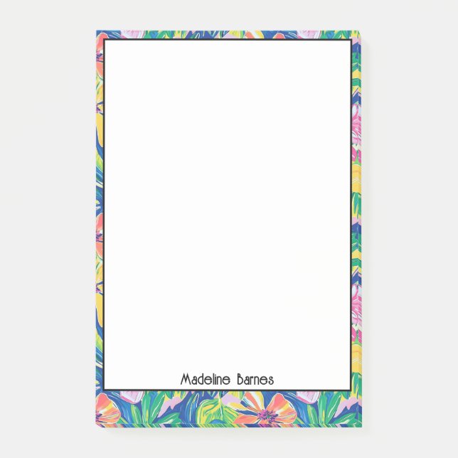 Farbiges Preppy Notepad Post-it Klebezettel (Vorderseite)