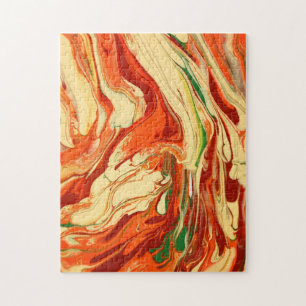 Farbiges psychedelisches Puzzle