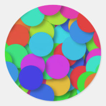 Farbiges Punktkreismuster