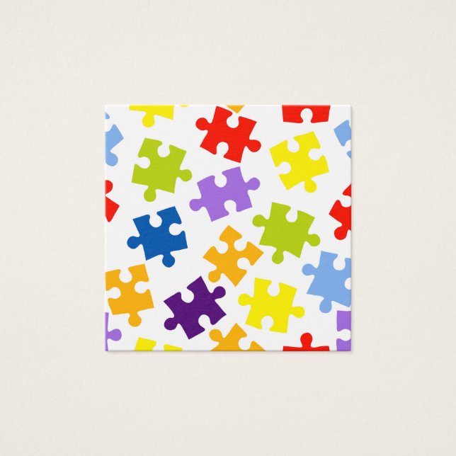 Farbiges Puzzletyp (Vorderseite)