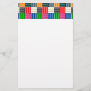 Farbiges Quadrat Briefpapier