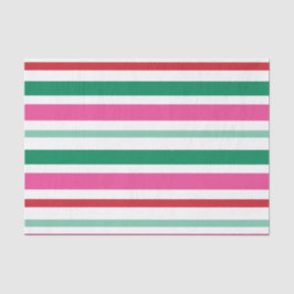 Farbiges Rainbow Strip Holiday Tissue Seidenpapier