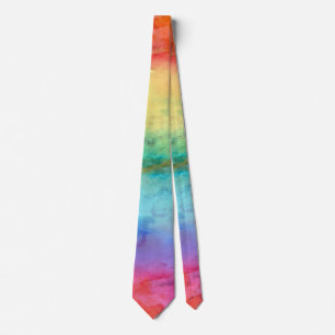 Farbiges Regenbogen-Tie Krawatte