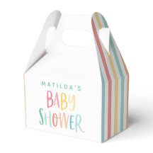 Farbiges Regenbogenbaby Dusche Party