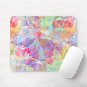 Farbiges Retro-Cooles Polygon-Mosaikkunstmuster Mousepad