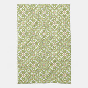 Farbiges Retro-Muster Hintergrund 2 Handtuch