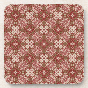Farbiges Retro-Muster Hintergrund 4 Untersetzer
