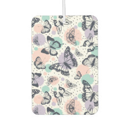 Farbiges Retro-Schmetterlingsmuster Autolufterfrischer