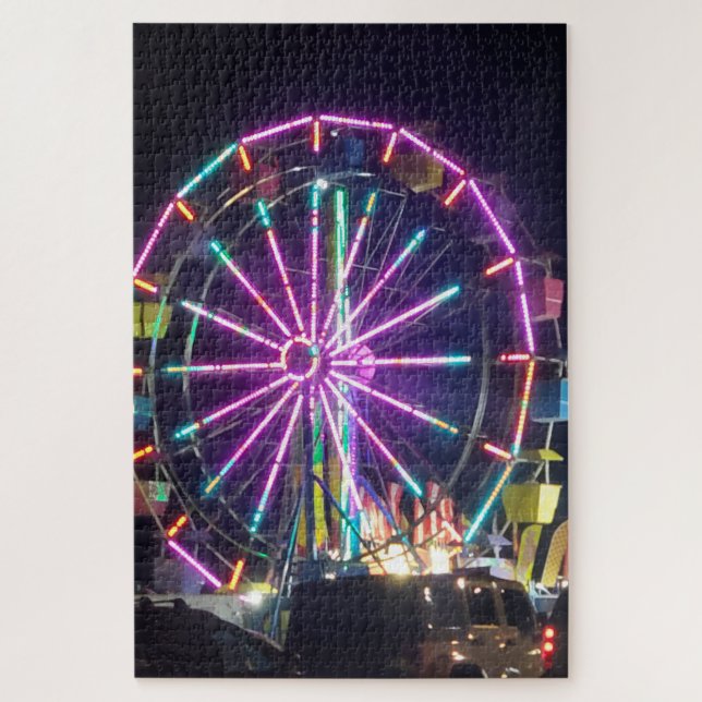Farbiges Riesenrad Puzzle (Vertikal)