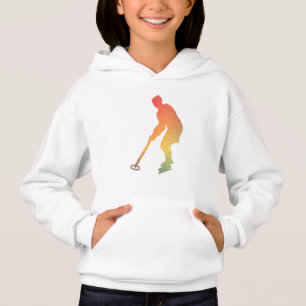 Farbiges Ringette Girl   Spenden von Ringette-Spie Hoodie