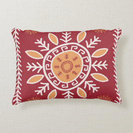 Farbiges Rot, Stammmuster Dekokissen