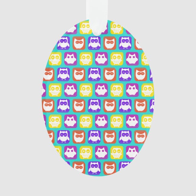 Farbiges Schellmuster Ornament (Vorderseite)