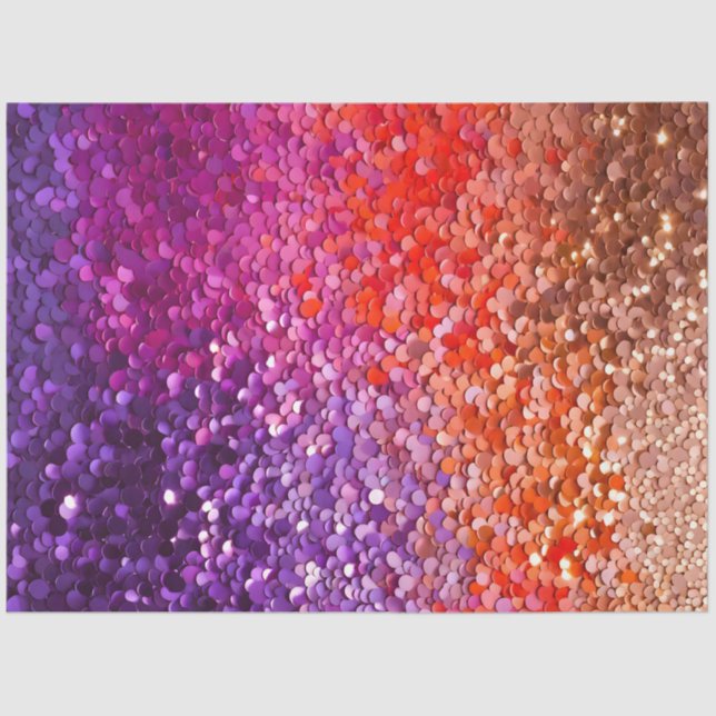 Farbiges Sequel-Kunstteppichpapier Seidenpapier (Vorderseite)