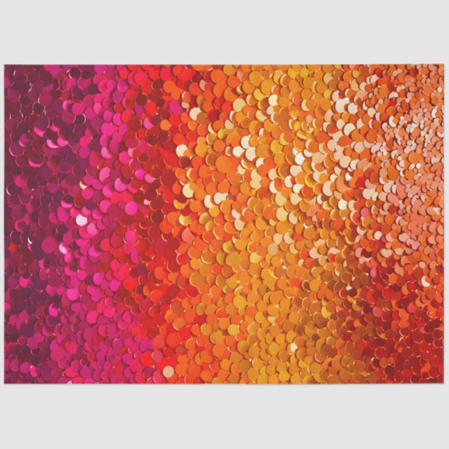 Farbiges Sequel-Kunstteppichpapier Seidenpapier (Vorderseite)