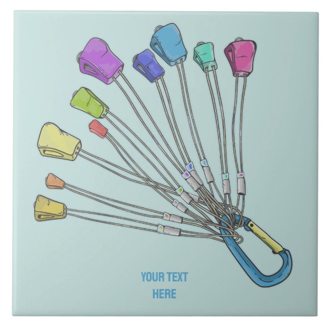 Farbiges Set von Kletternüssen Fliese (Vorderseite)