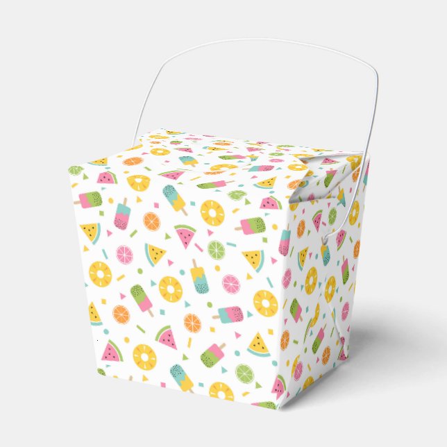 Farbiges Sommereis Geschenkschachtel (Vorderseite)
