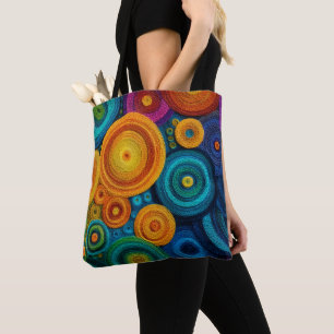 Farbiges Spiral-Abstraktes Muster Geometrischer St