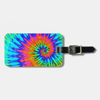 Farbiges Spiral-Tie-Dye-Gepäckanhänger Gepäckanhänger