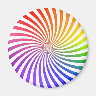 Farbiges Spiraldesign: Magnet