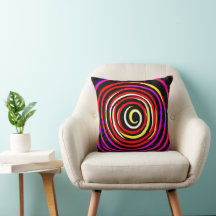 Farbiges Spiralmuster