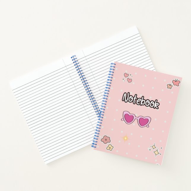 Farbiges SpiralNotebook für kreative Kinder Notizbuch (Innenseite)