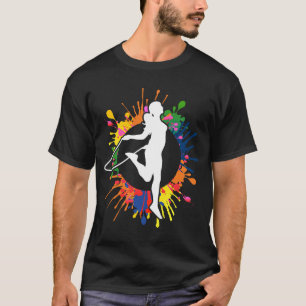 farbiges Springseil für Workout für Frauen springe T-Shirt