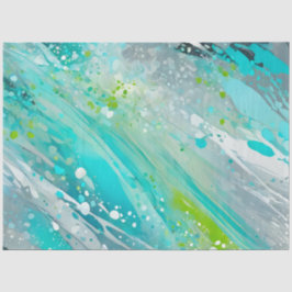 Farbiges Spritzer Paint Art Tissue Paper Seidenpapier