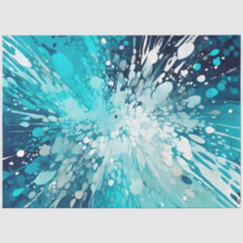 Farbiges Spritzer Paint Art Tissue Paper Seidenpapier