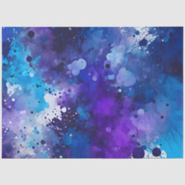 Farbiges Spritzer Paint Art Tissue Paper Seidenpapier