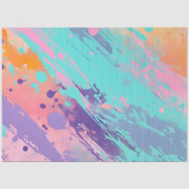 Farbiges Spritzer Paint Art Tissue Paper Seidenpapier