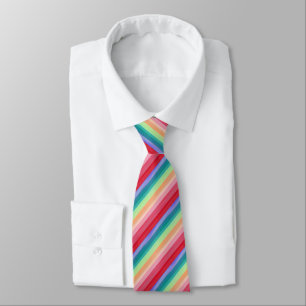 Farbiges Streifenmuster Krawatte