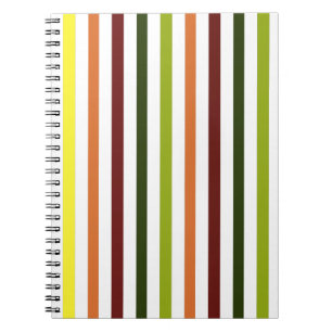Farbiges Strip-Notebook Notizblock